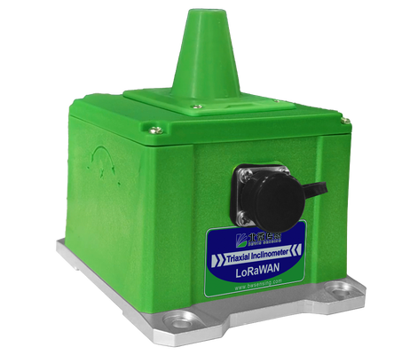 qualità  LoRaWAN LWHD-WM400 Long Distance Wireless Inclinometer Accuracy 0.005° Fabbrica